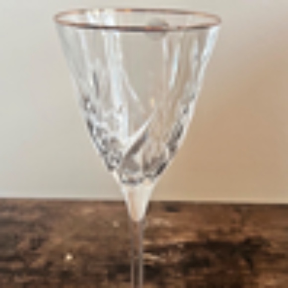 Vintage Cristal D'Arques Cassandra Gold Goblet - Picture 9 of 13
